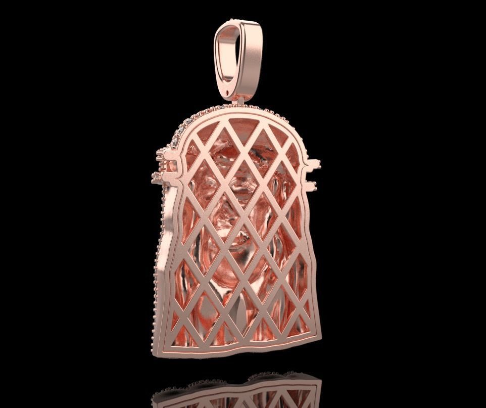 pendant JESUS 3D print model_21