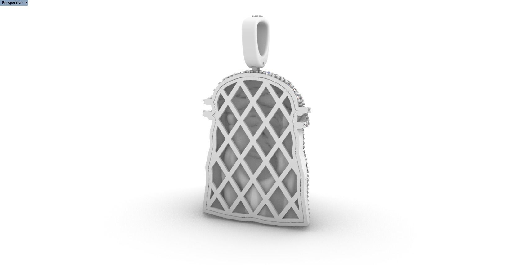 pendant JESUS 3D print model_29