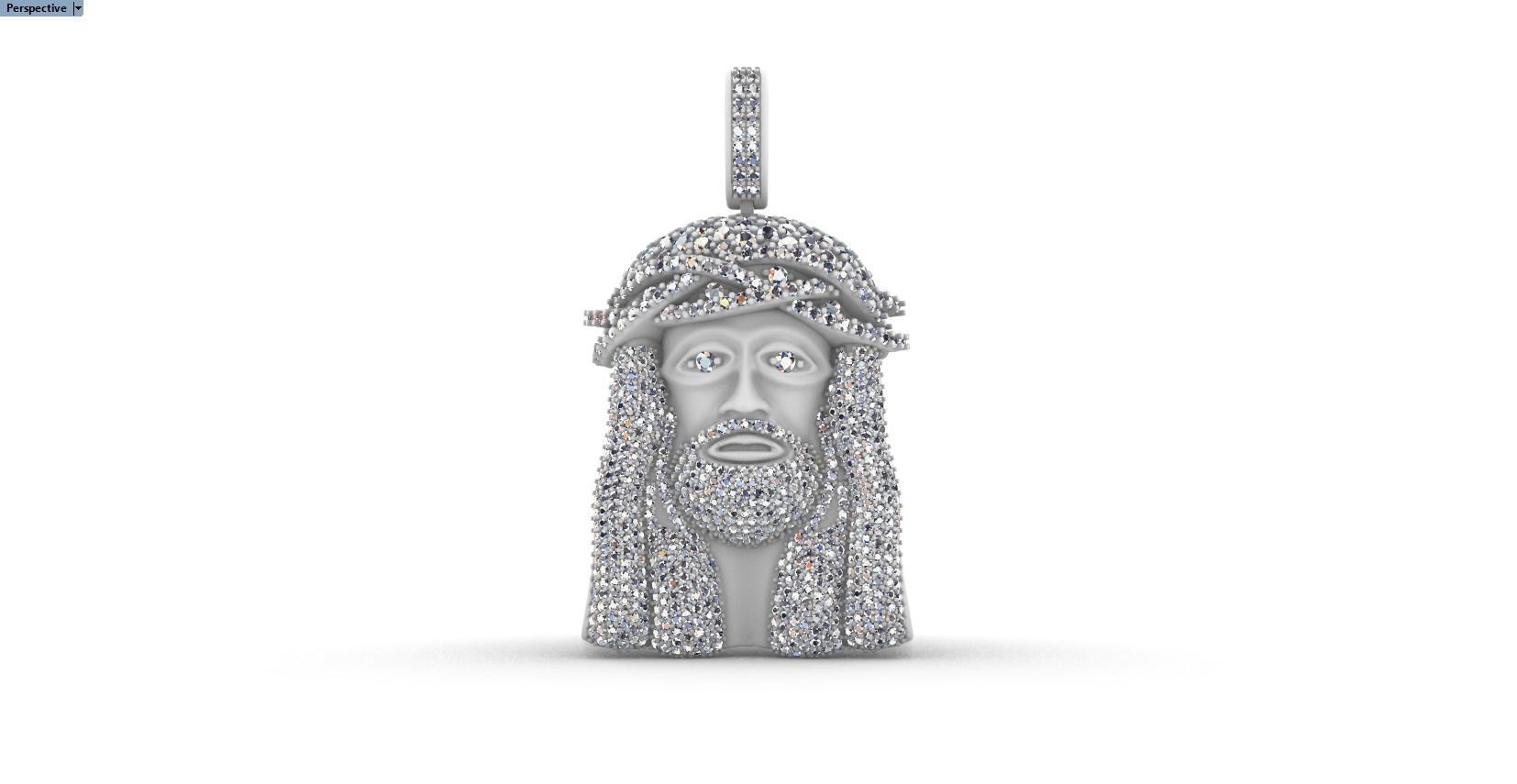 pendant JESUS 3D print model_28