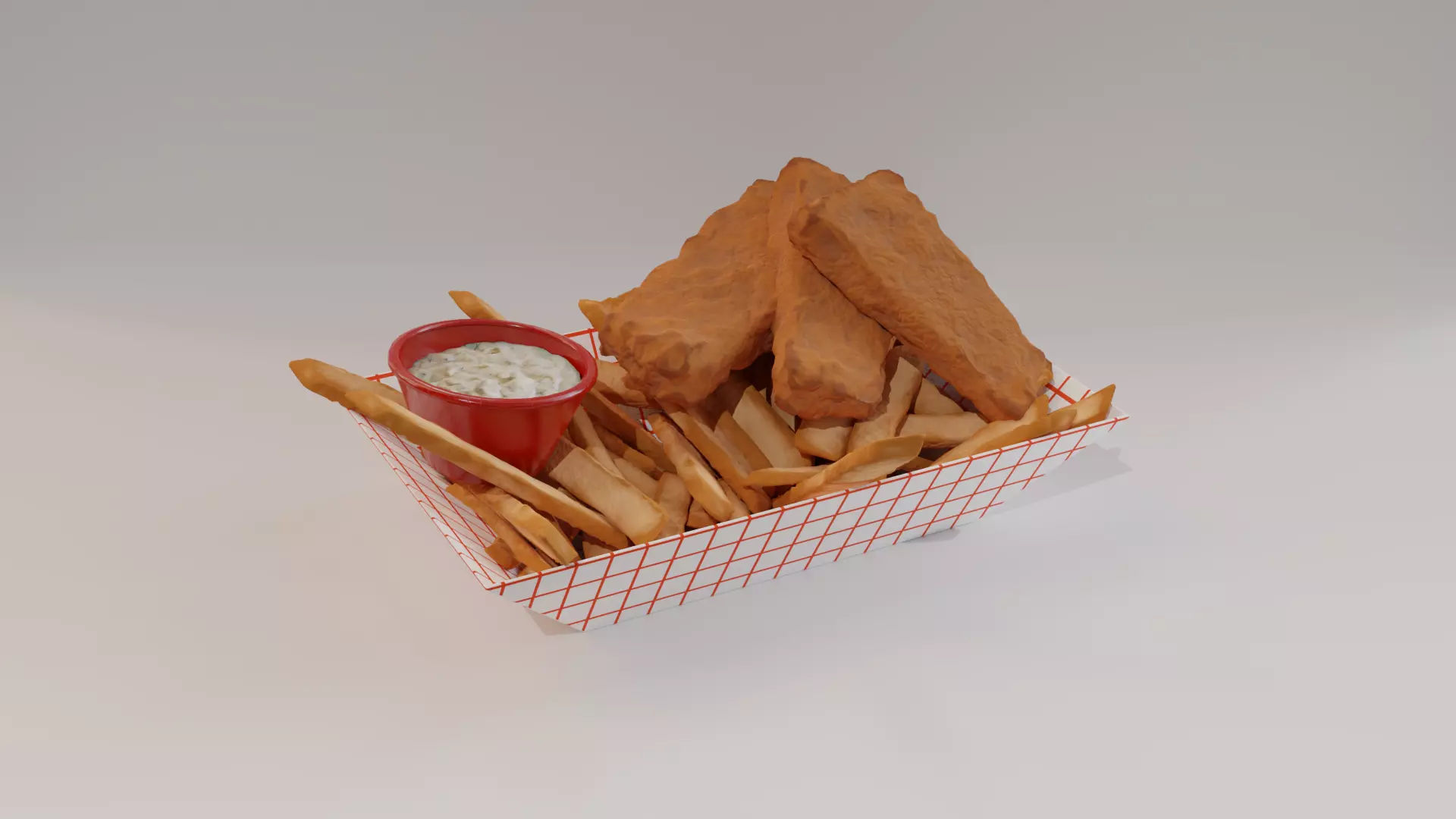 Fish N Chips Free 3D model_0