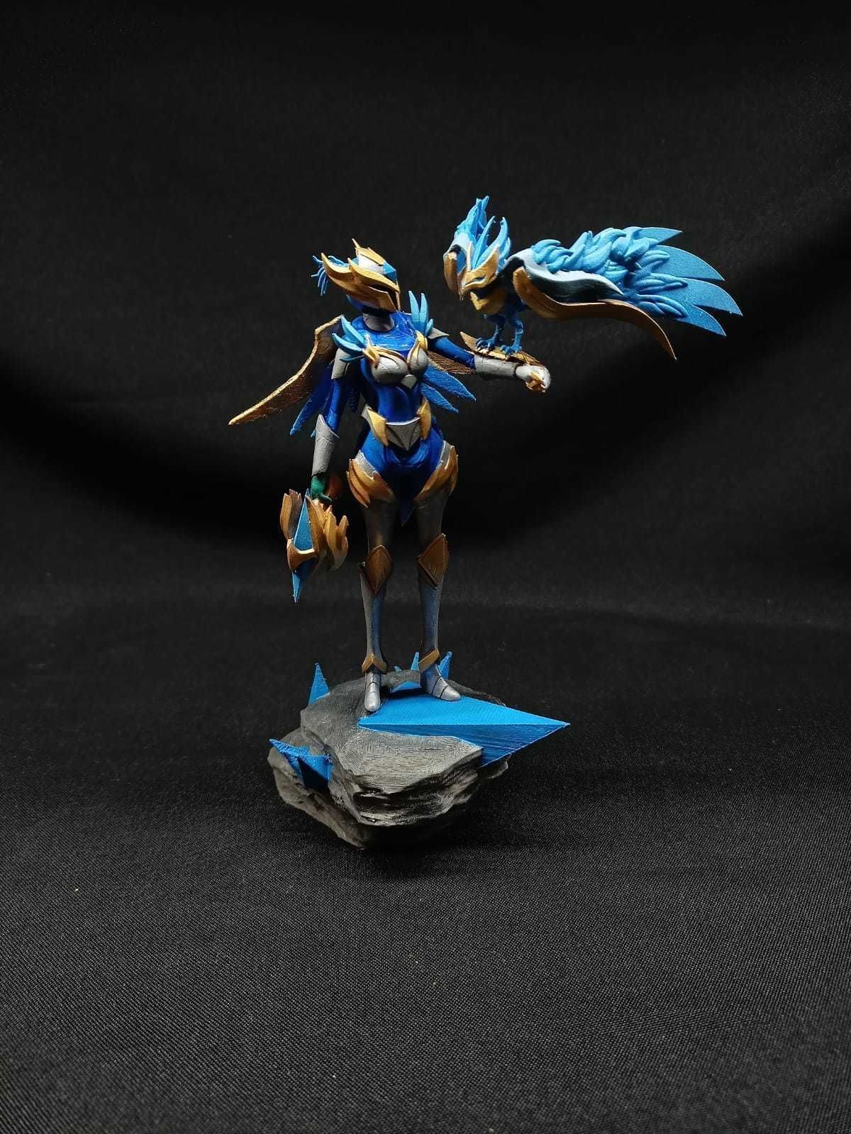 STL Warden quinn League of Legends 3D print model_13