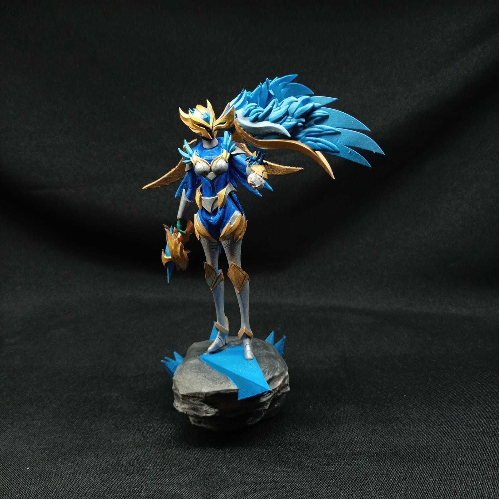 STL Warden quinn League of Legends 3D print model_12