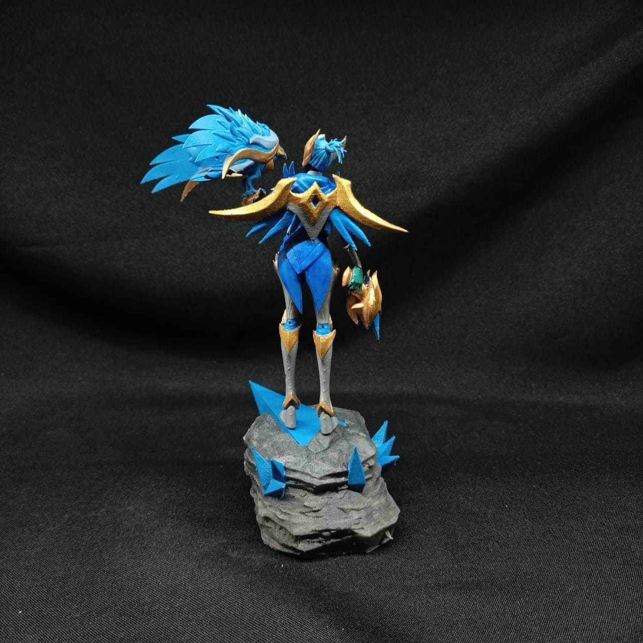 STL Warden quinn League of Legends 3D print model_10