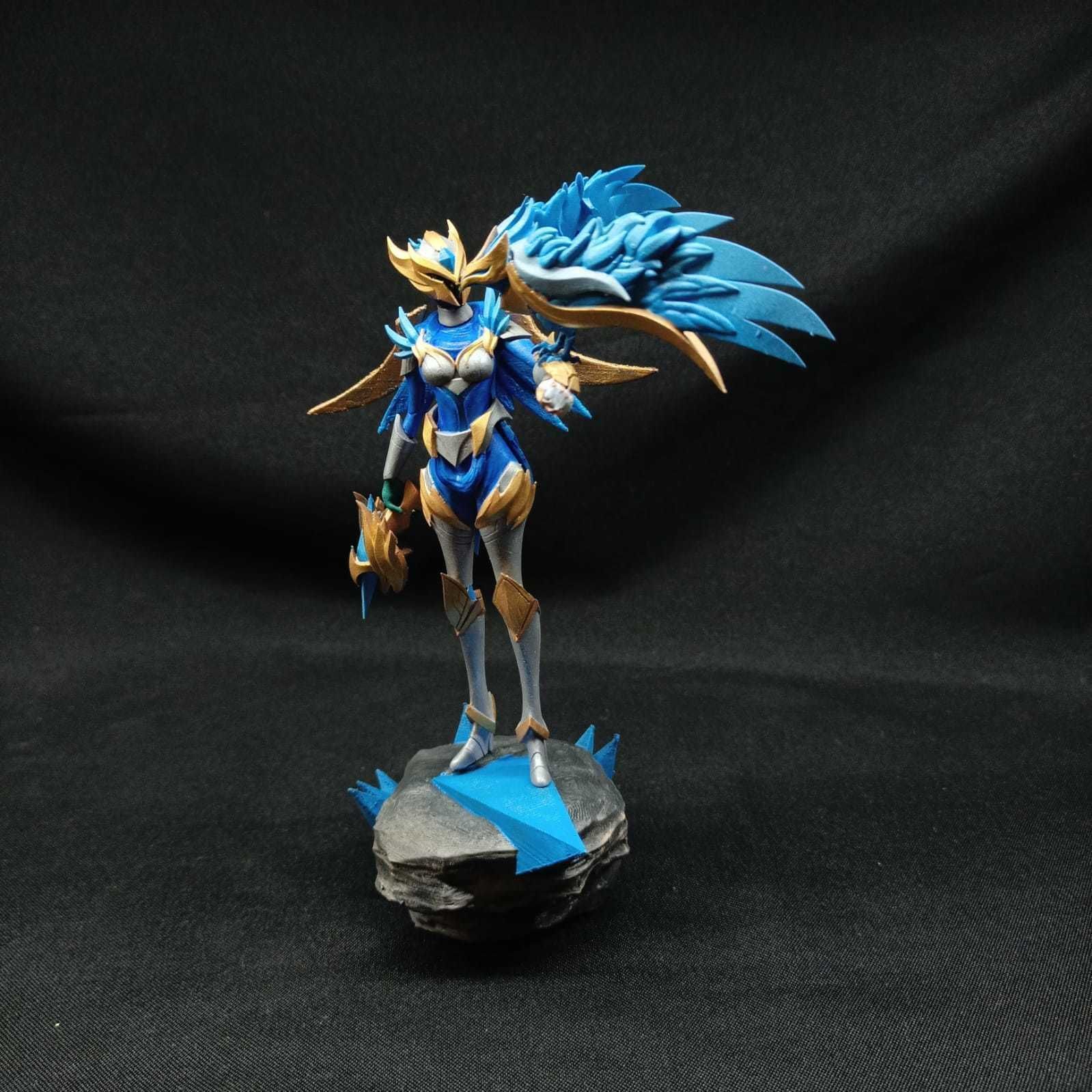 STL Warden quinn League of Legends 3D print model_11
