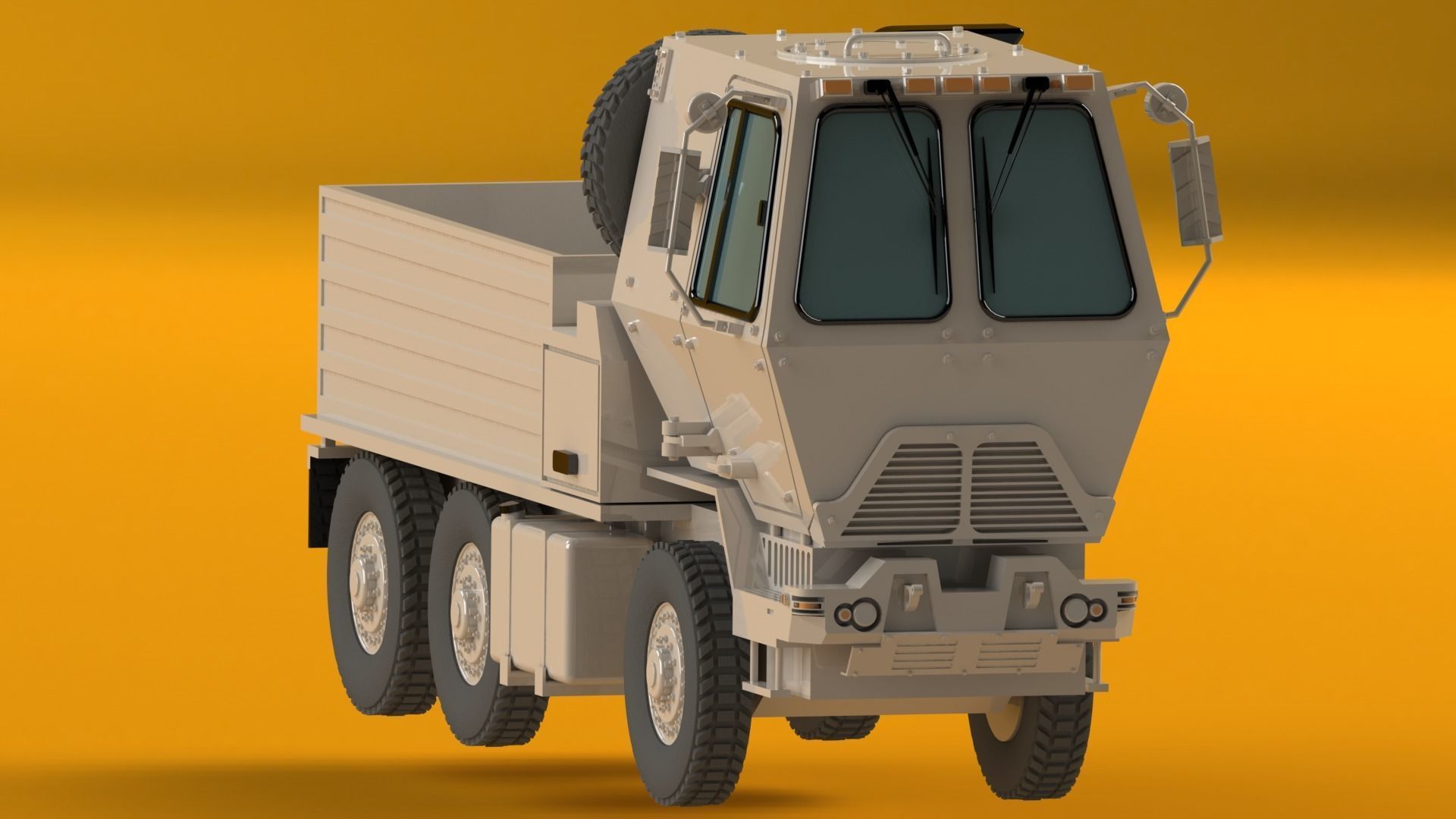 FMTV A2 Truck 3D print model_5