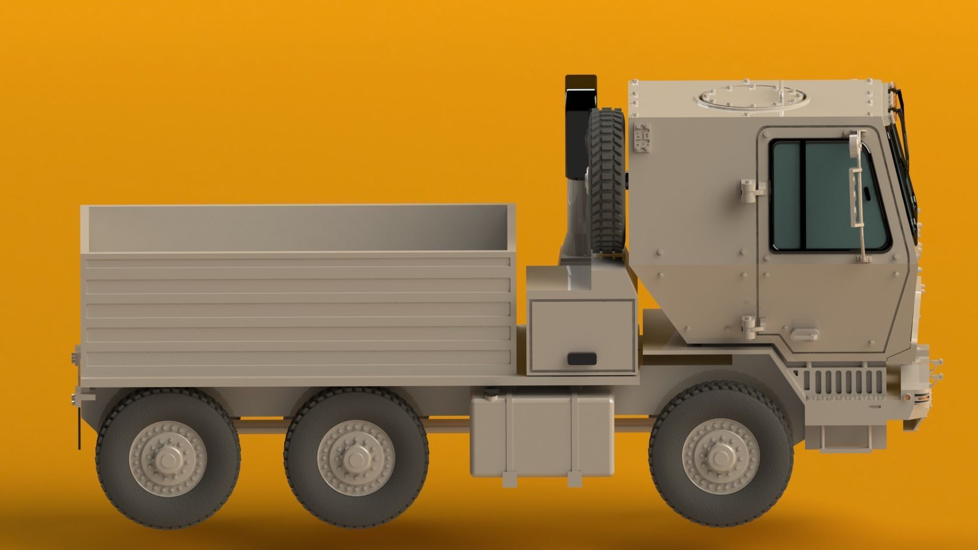 FMTV A2 Truck 3D print model_1