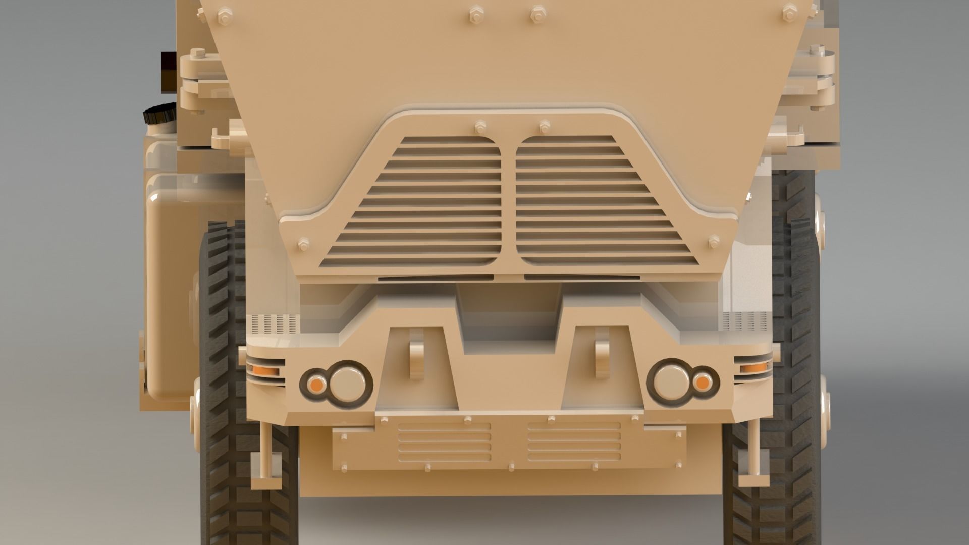 FMTV A2 Truck 3D print model_10