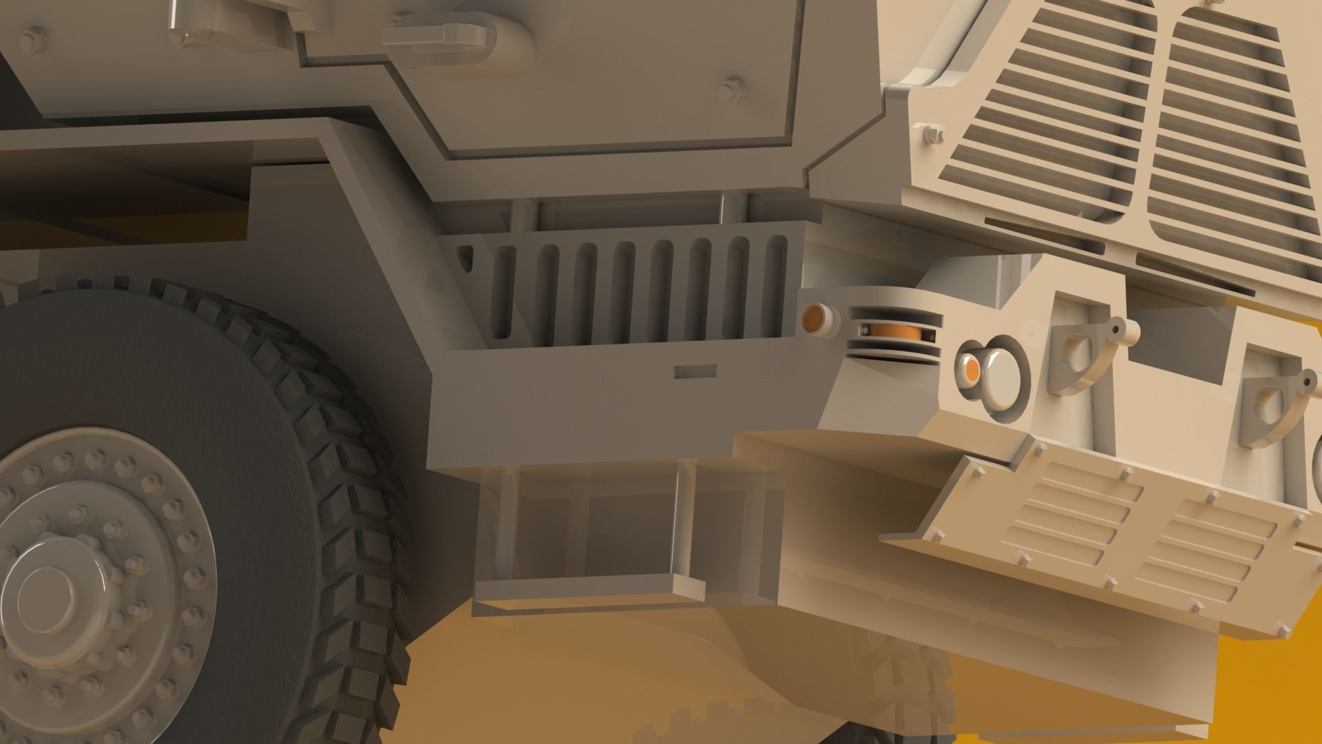 FMTV A2 Truck 3D print model_13