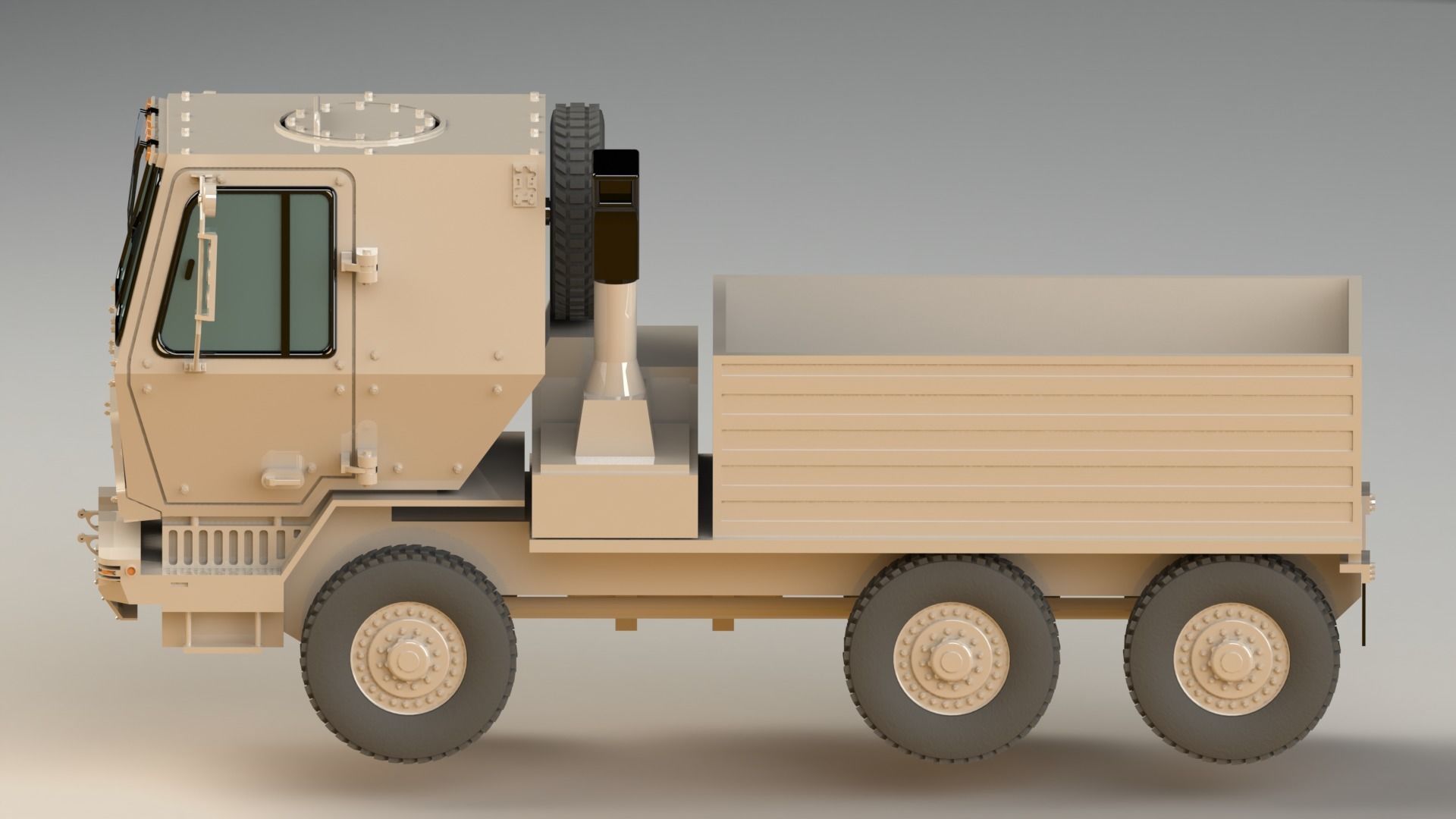 FMTV A2 Truck 3D print model_2