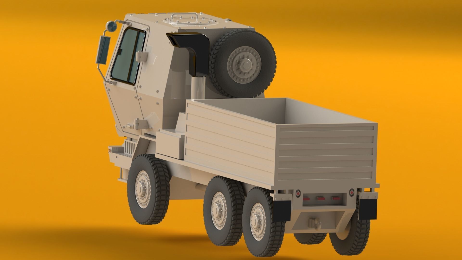 FMTV A2 Truck 3D print model_7