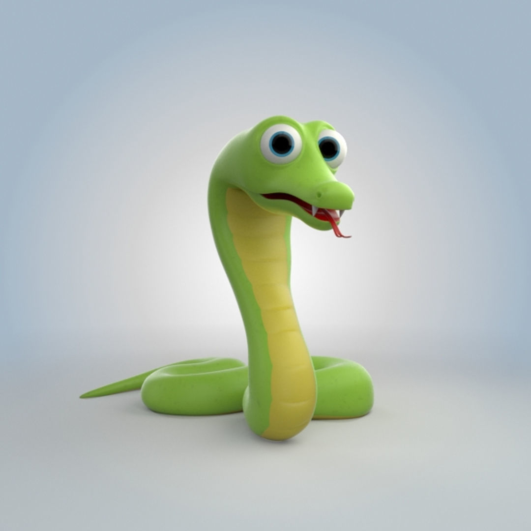 Snake 3D model_4