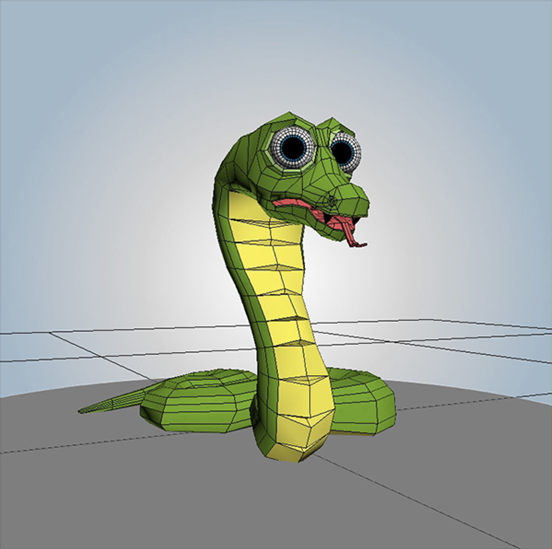 Snake 3D model_6