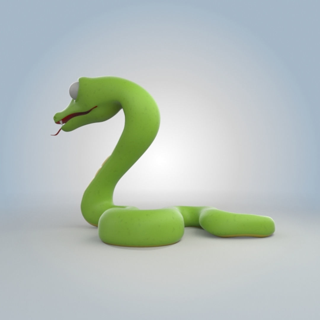 Snake 3D model_3