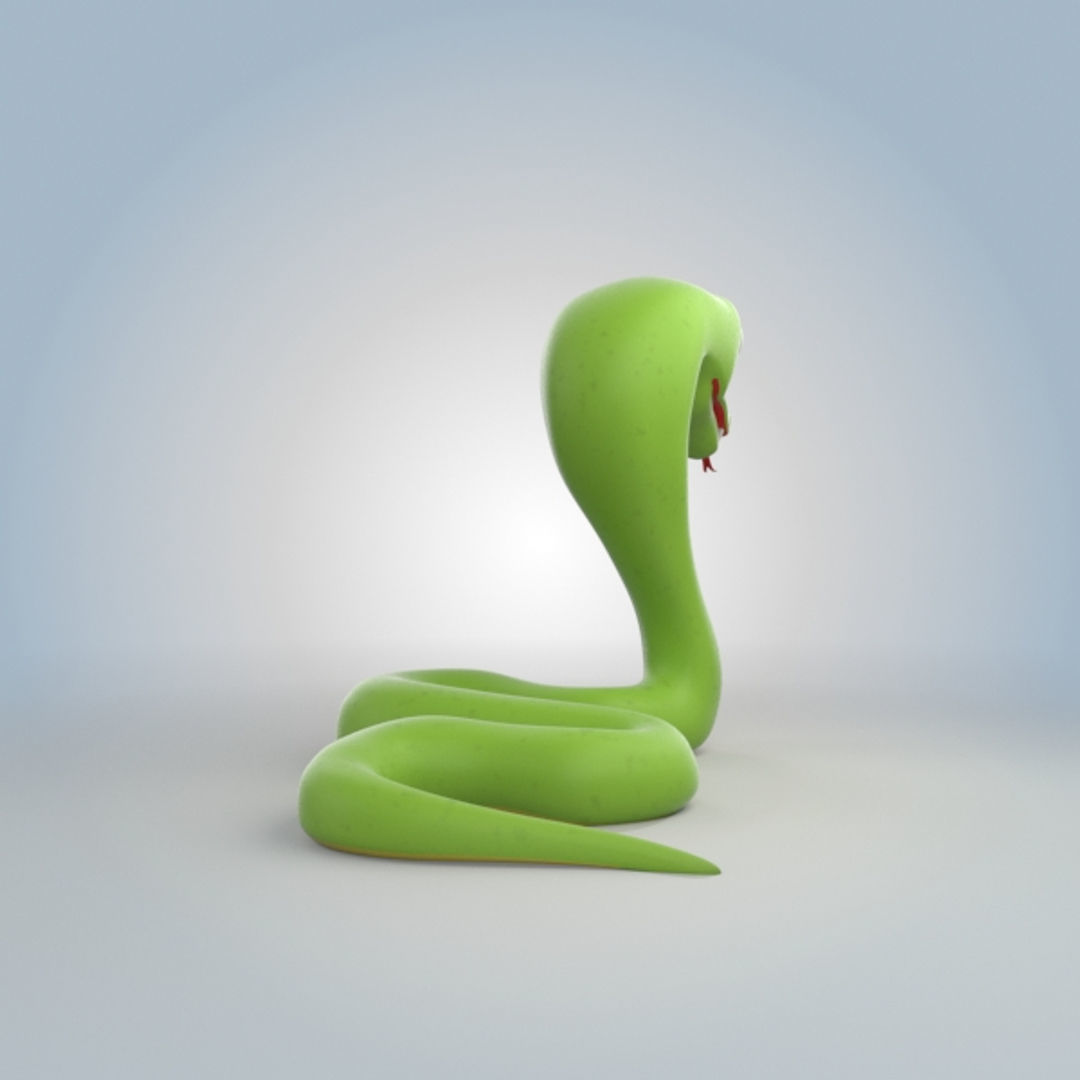 Snake 3D model_2