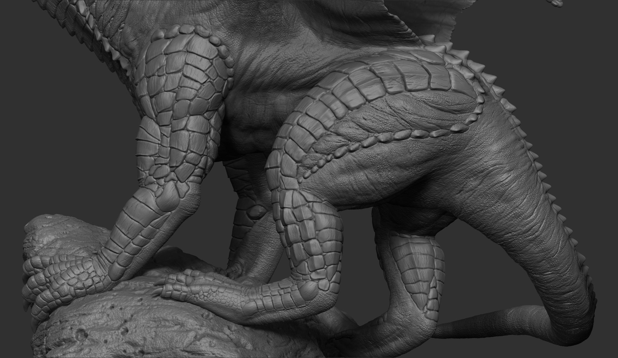 Dragon 3D Printable  3D print model_2