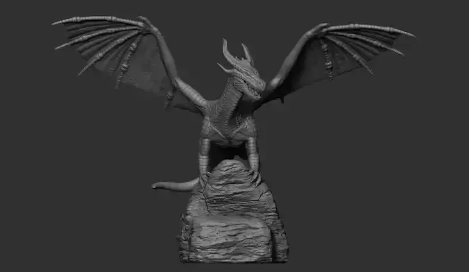 Dragon 3D Printable 
