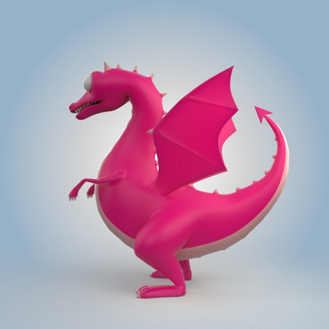 Dragon 3D model_3