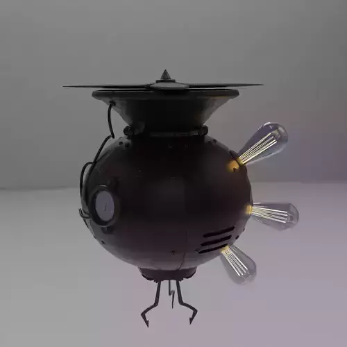 Drone Steampunk 3D model