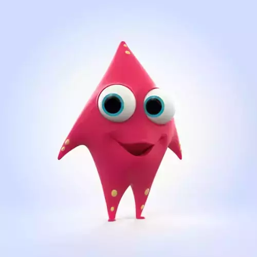 Starfish 3D model