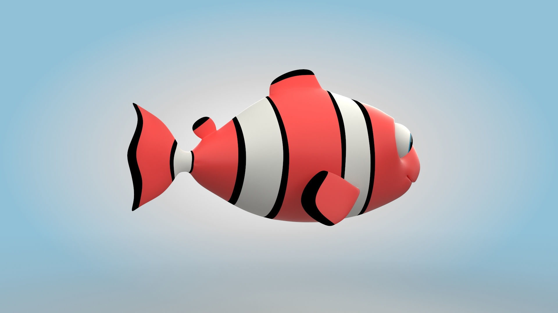 ClownFish 3D model_1