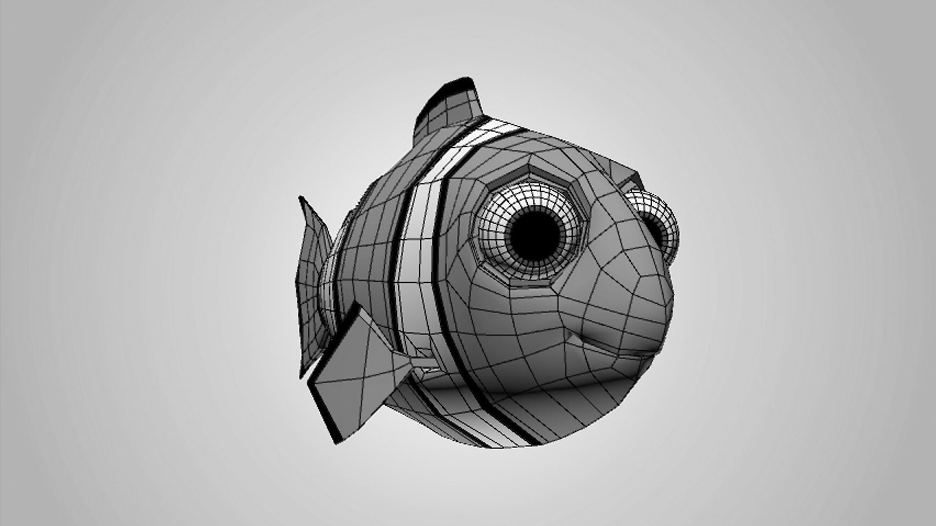 ClownFish 3D model_5