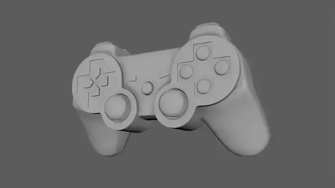 Playstation2 Controller 3D model