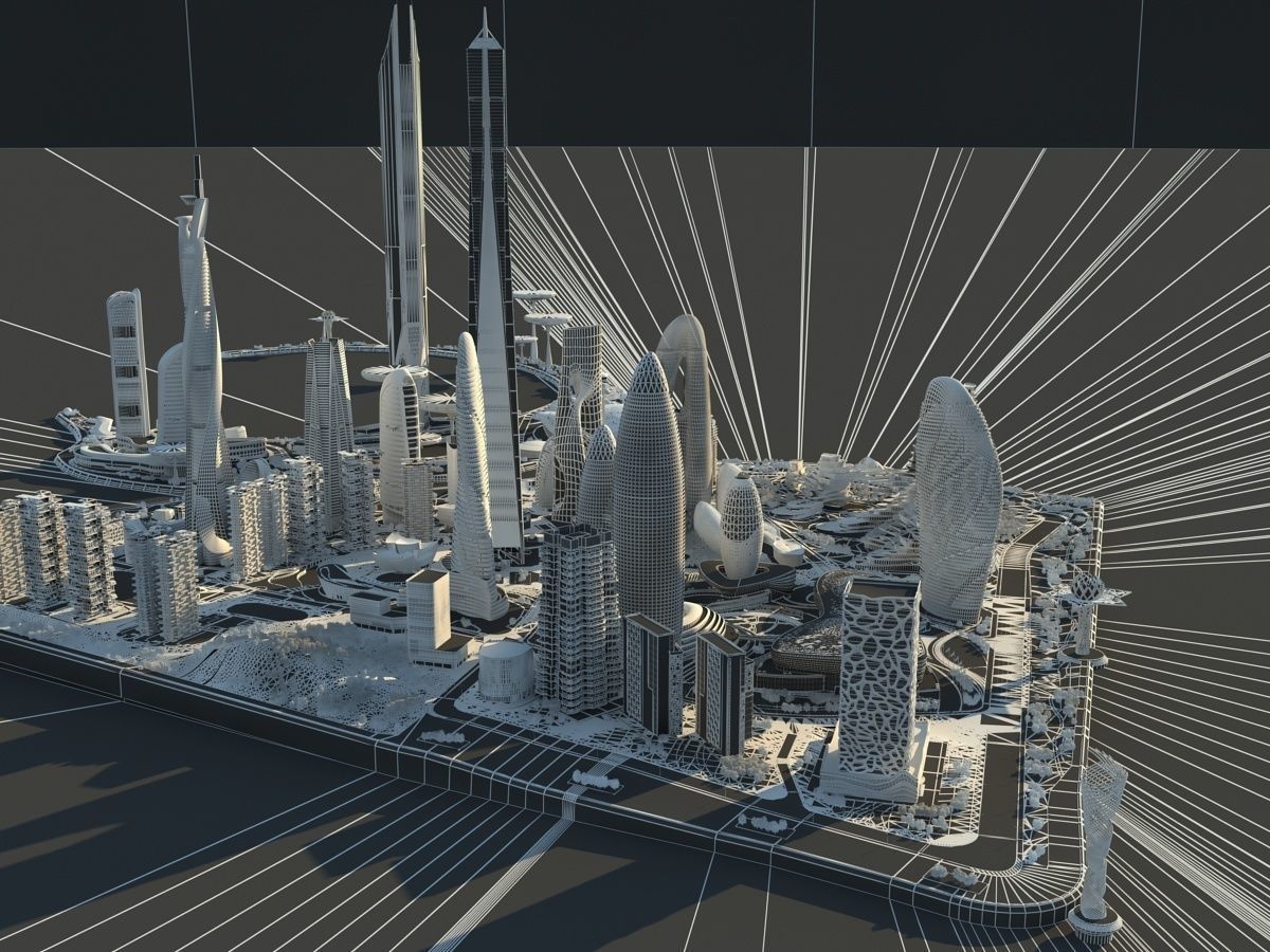 Future city 3D model_22