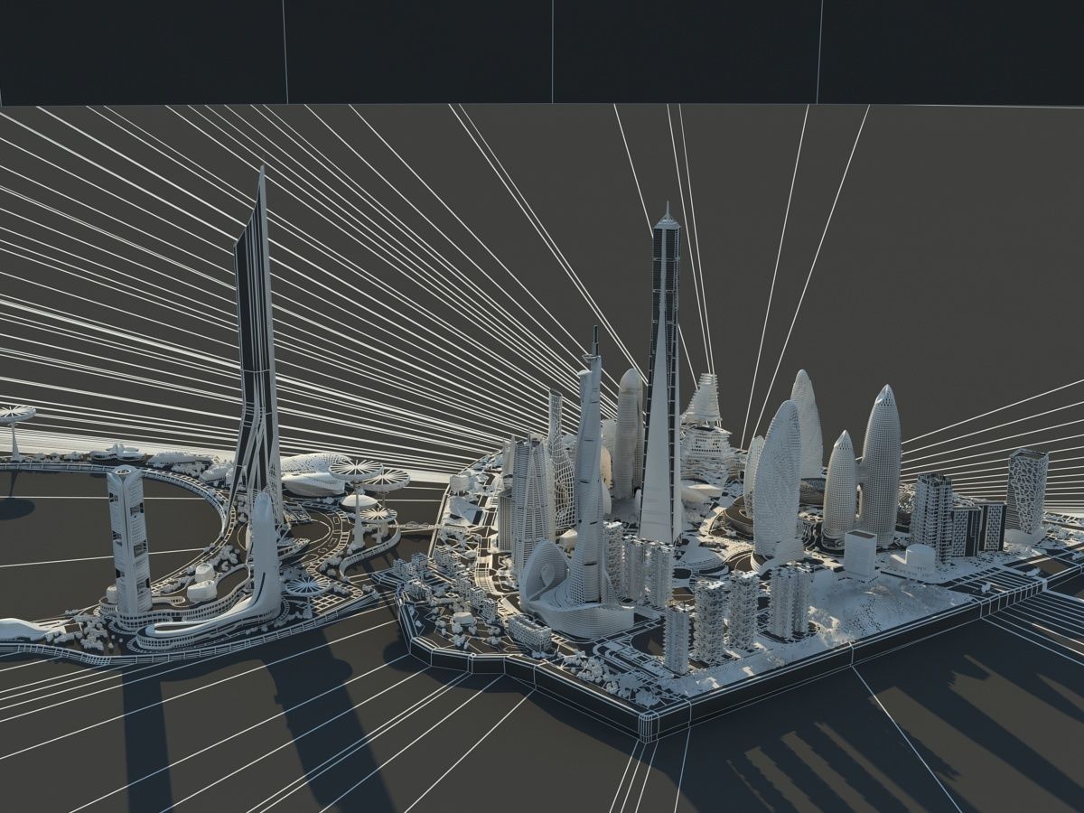 Future city 3D model_21