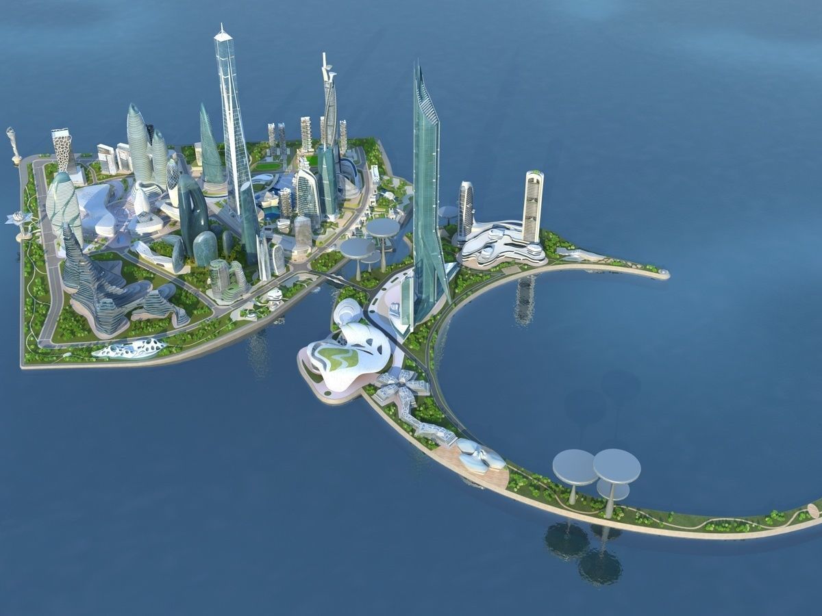 Future city 3D model_4