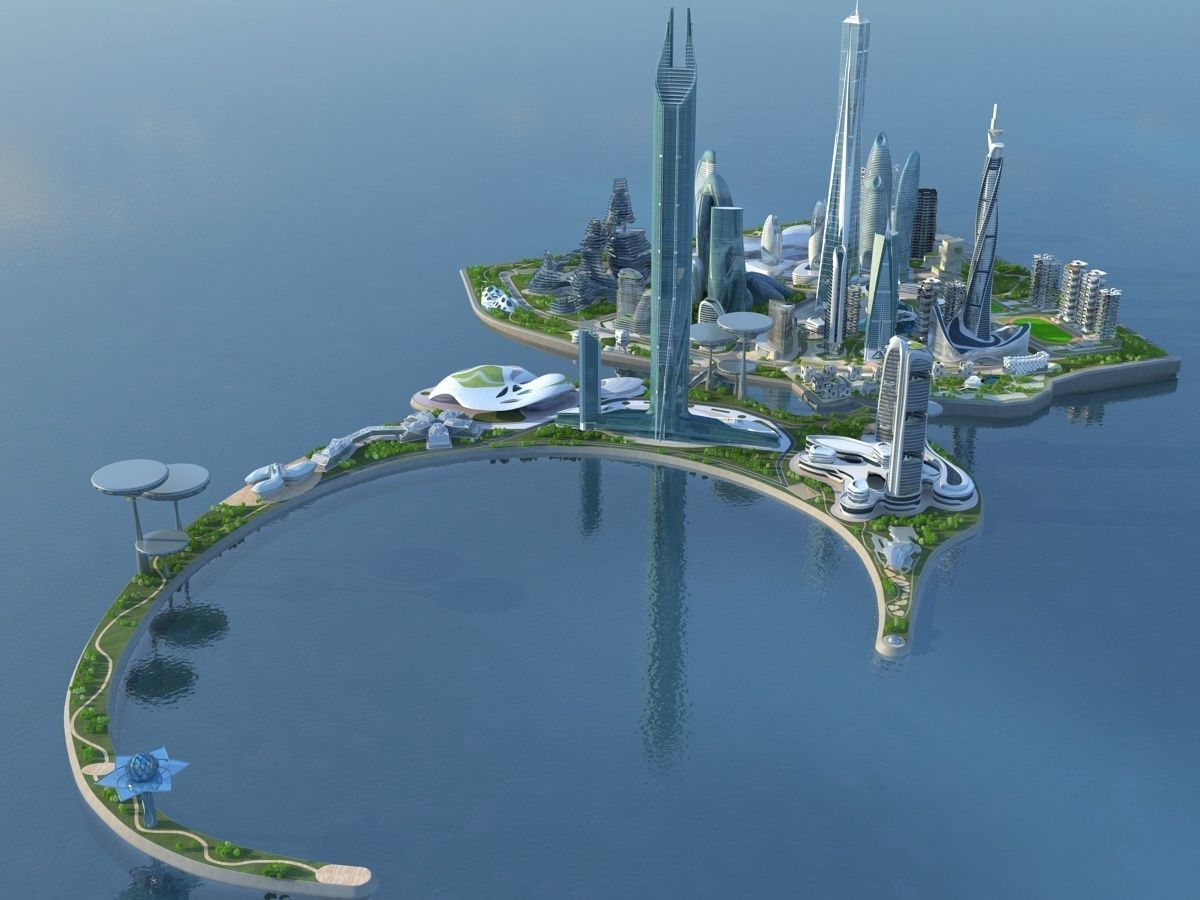 Future city 3D model_5