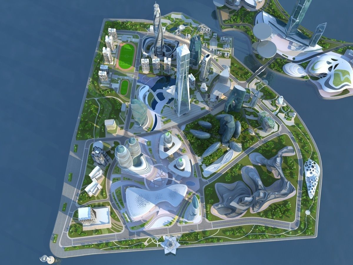 Future city 3D model_1