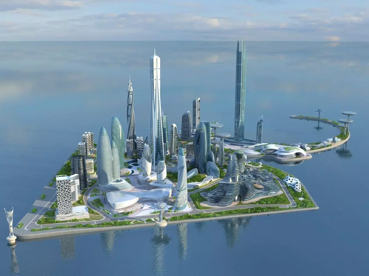Future city 3D model_0