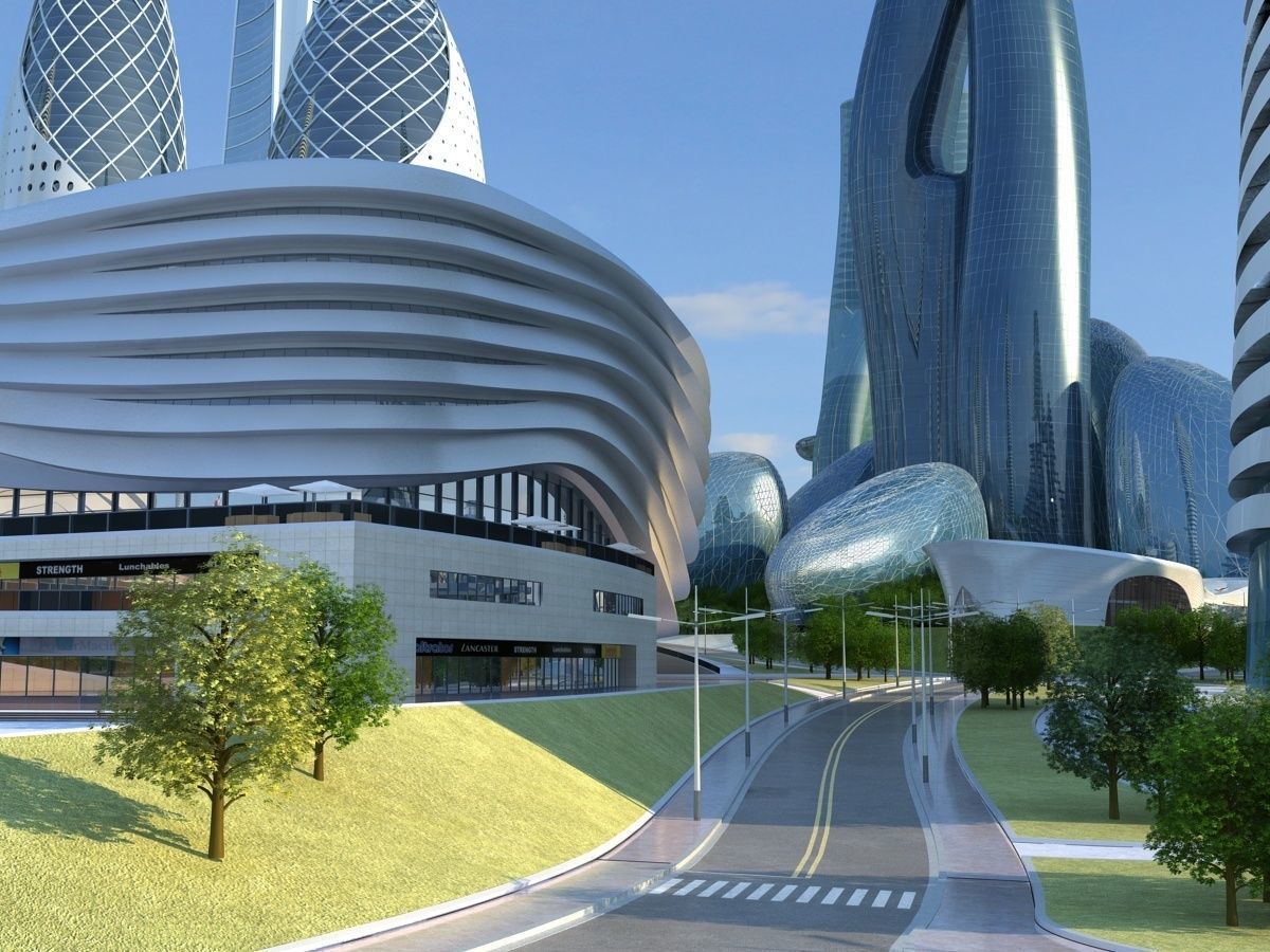 Future city 3D model_8
