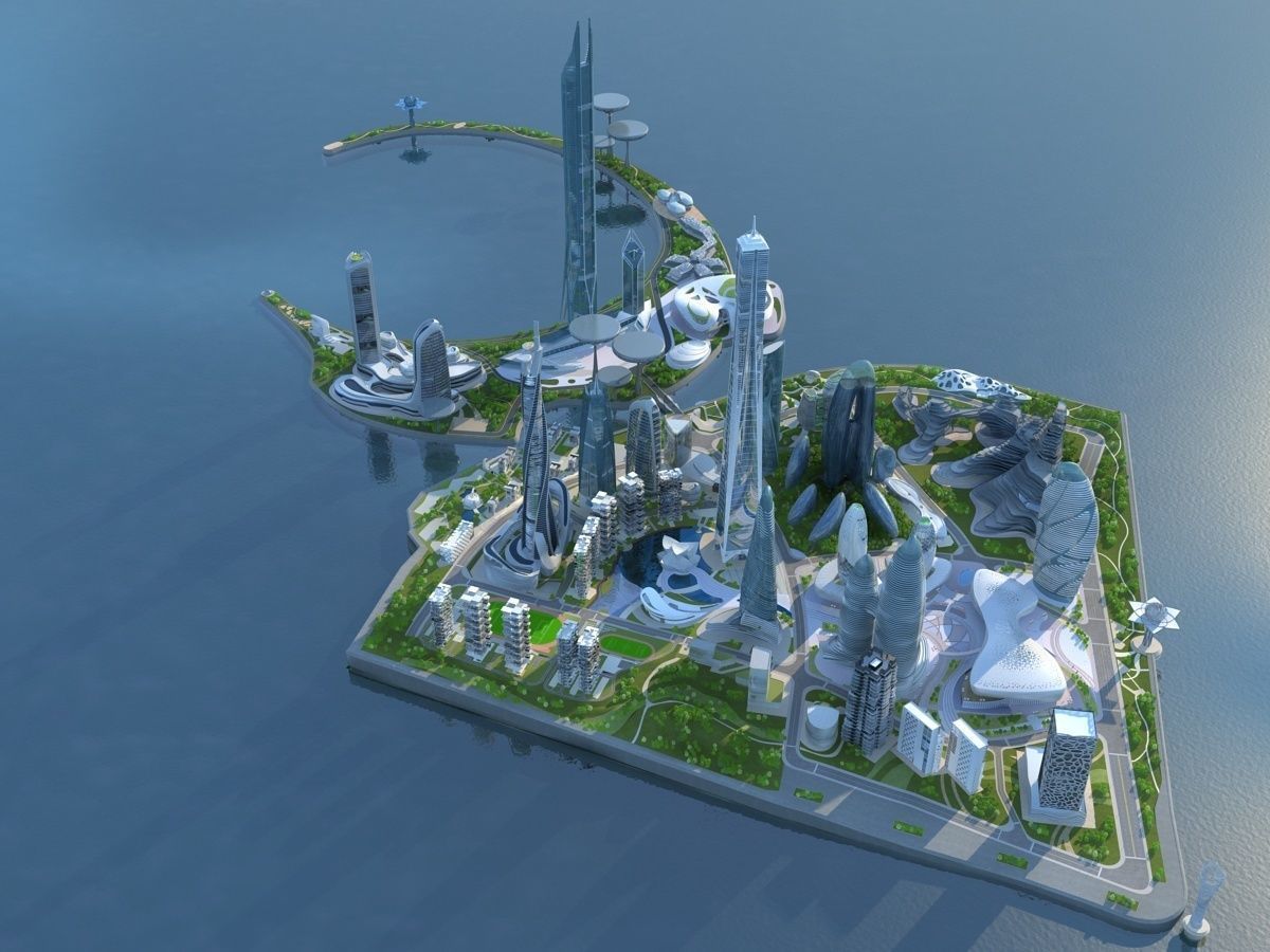 Future city 3D model_6