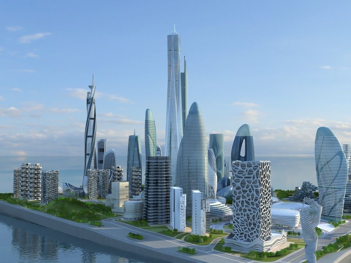 Future city 3D model_7