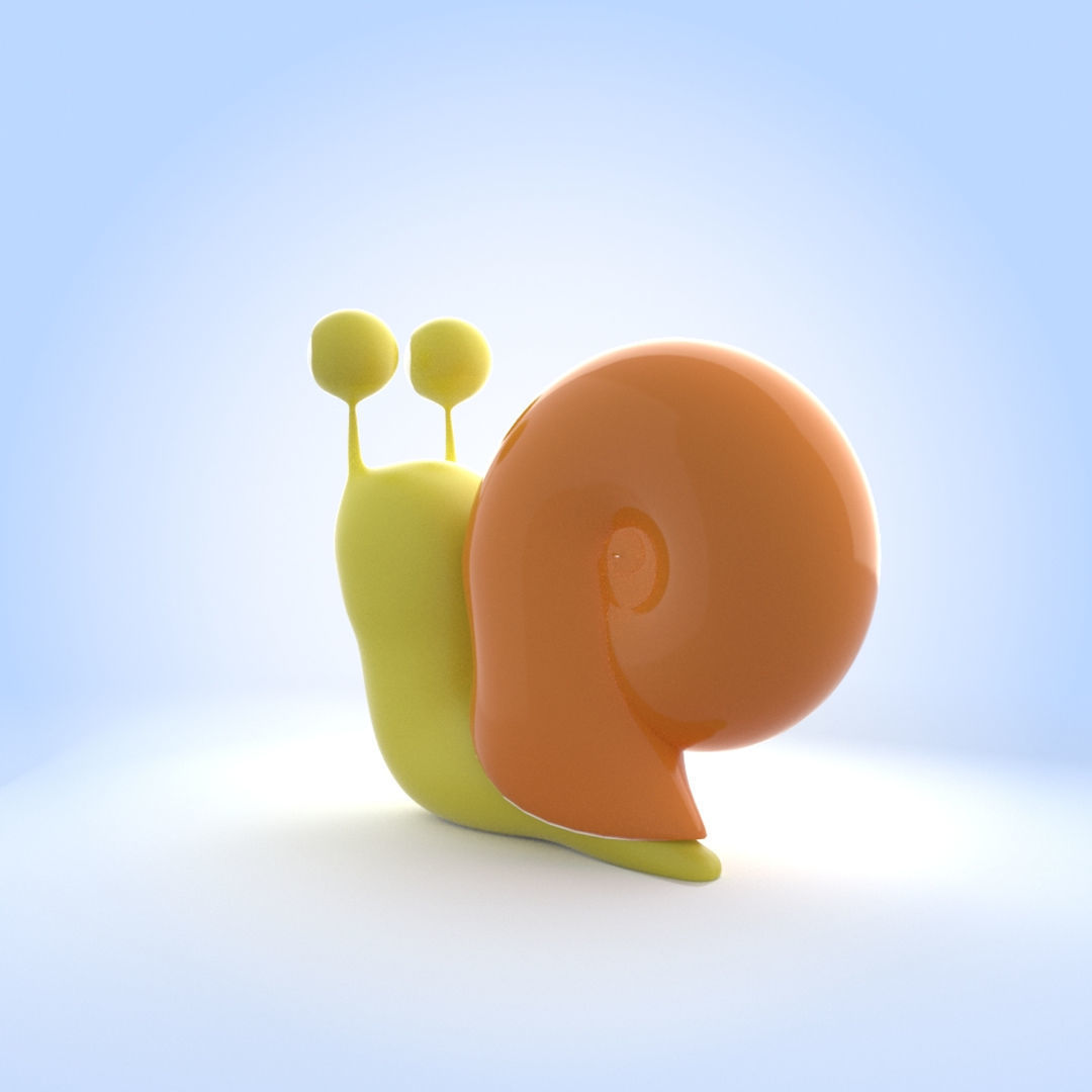 Snail 3D model_3