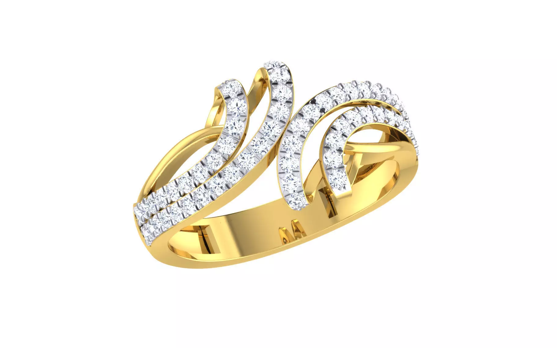 Women Solitaire Engagement Wedding Rings 3D print model