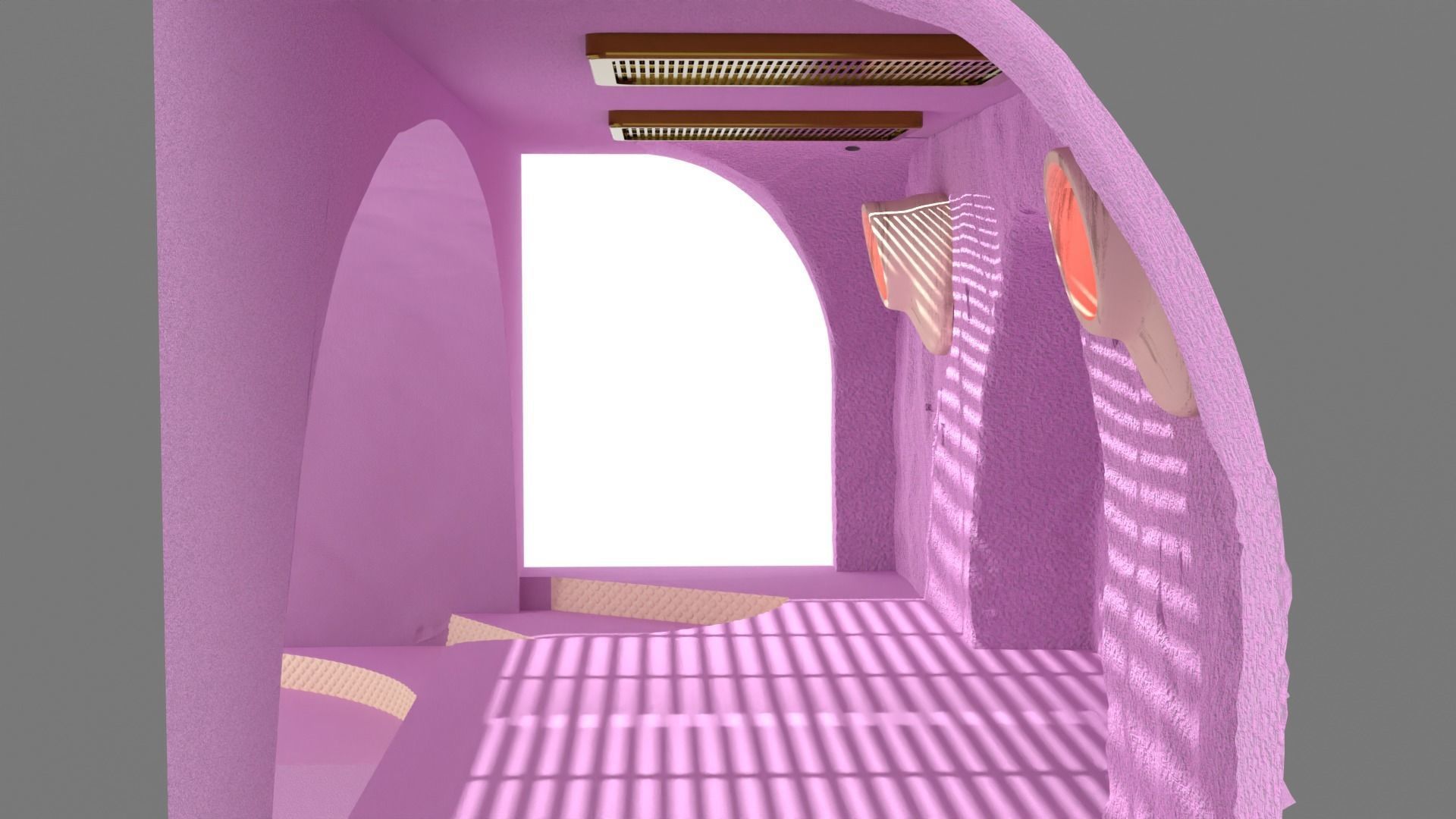 Jabbas Throne Area - small Foam version - 1-18 Hasbro Kenner 3D print model_5