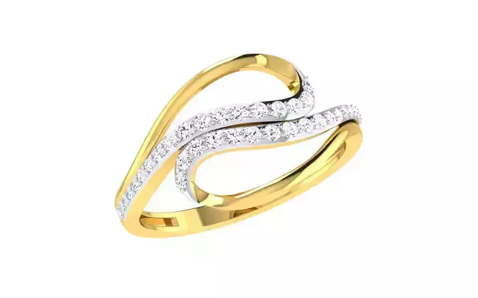 Solitaire Women Engagement Bypass Rings
