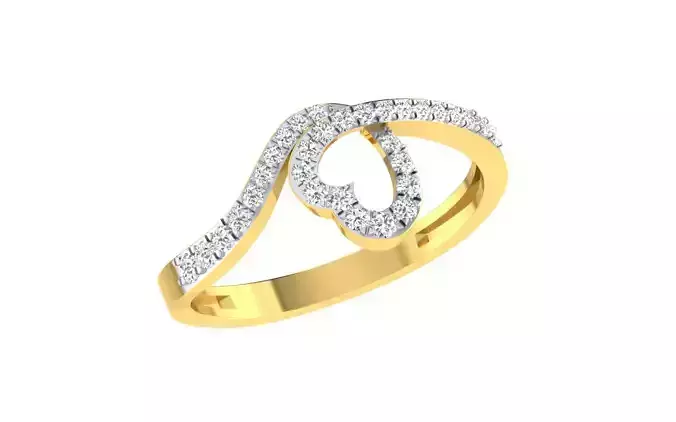 Solitaire Women Engagement Bypass Rings