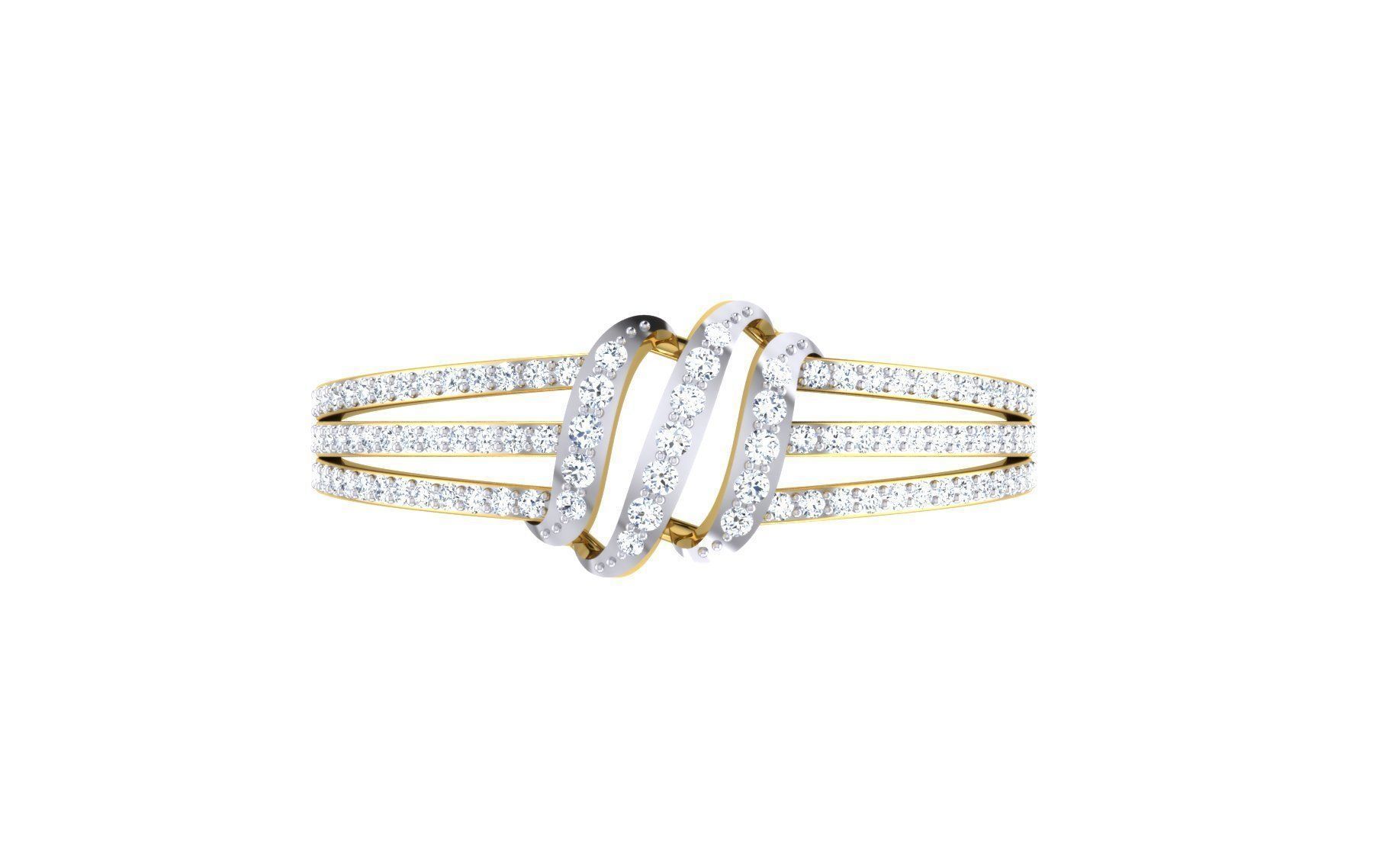 Solitaire Engagement Wedding Ring 3dm STL OBJ FBX Render Details 3D print model_6