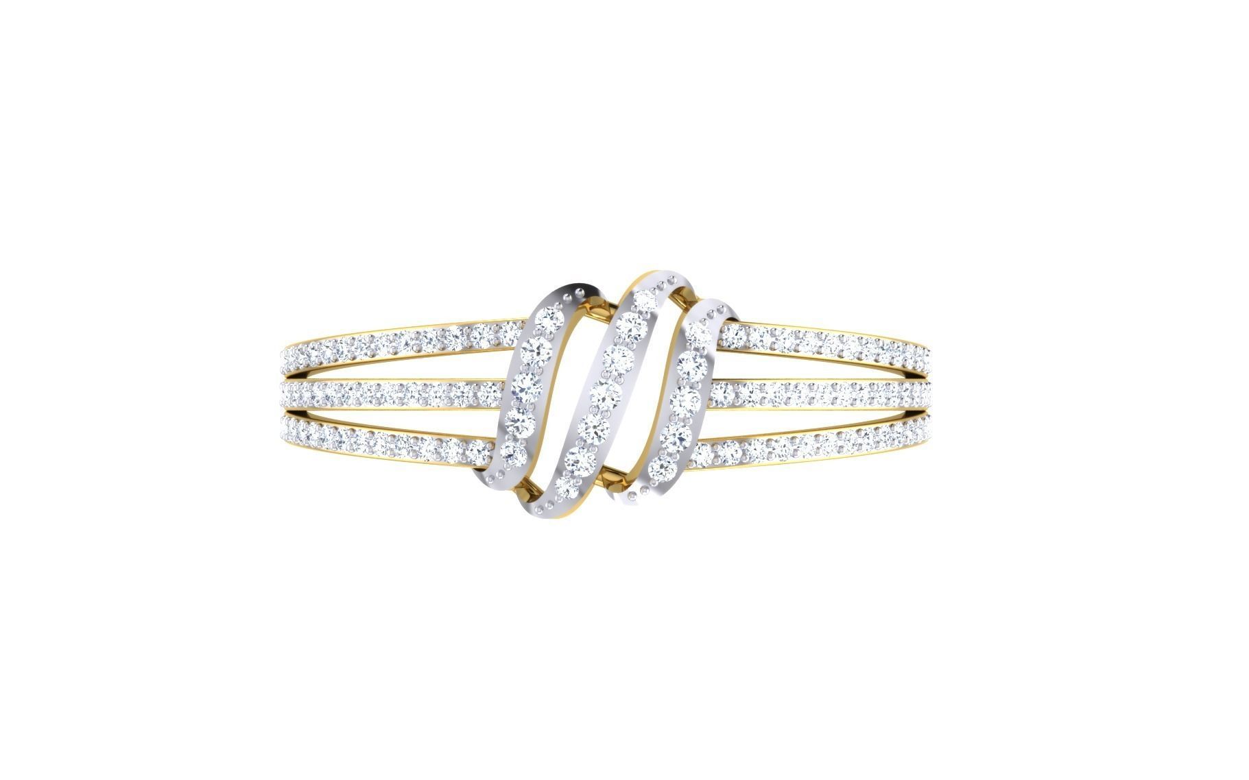 Solitaire Engagement Wedding Ring 3dm STL OBJ FBX Render Details 3D print model_7