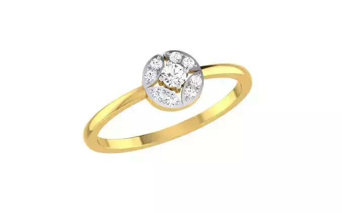 Solitaire Women Engagement Band Ring