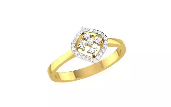 Solitaire Women Engagement Band Ring