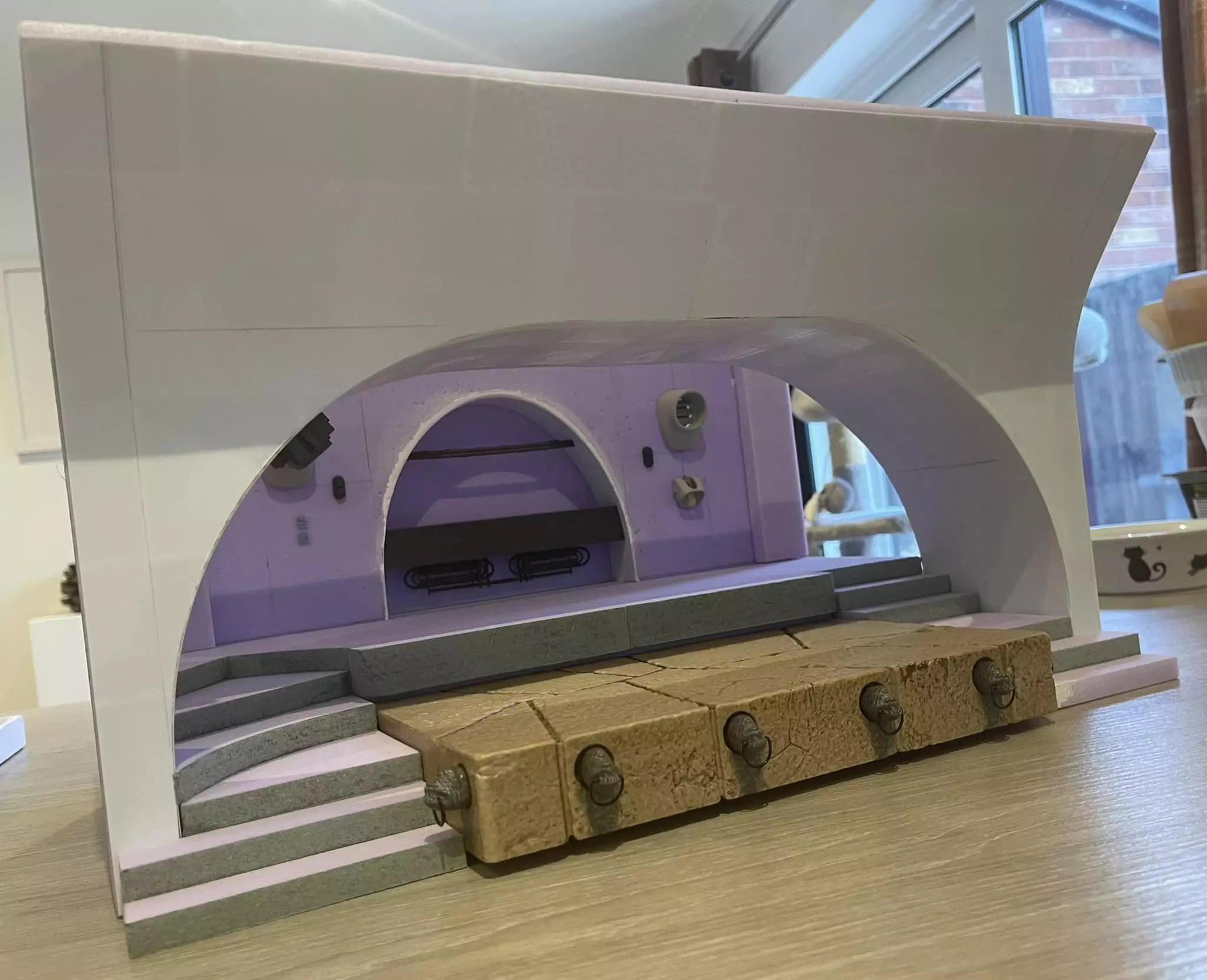 Jabbas Throne Area - small Foam version - 1-12 Blackseries 3D print model_17