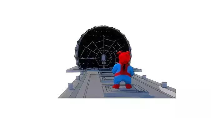 Spider-Ham spider man stuffed toy 3D model