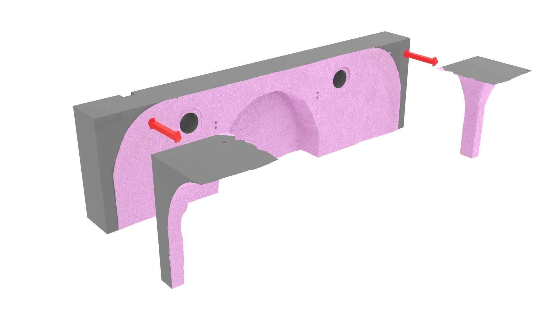 Jabbas Throne Area - small Foam version - 1-6 Hottoys 3D print model_7