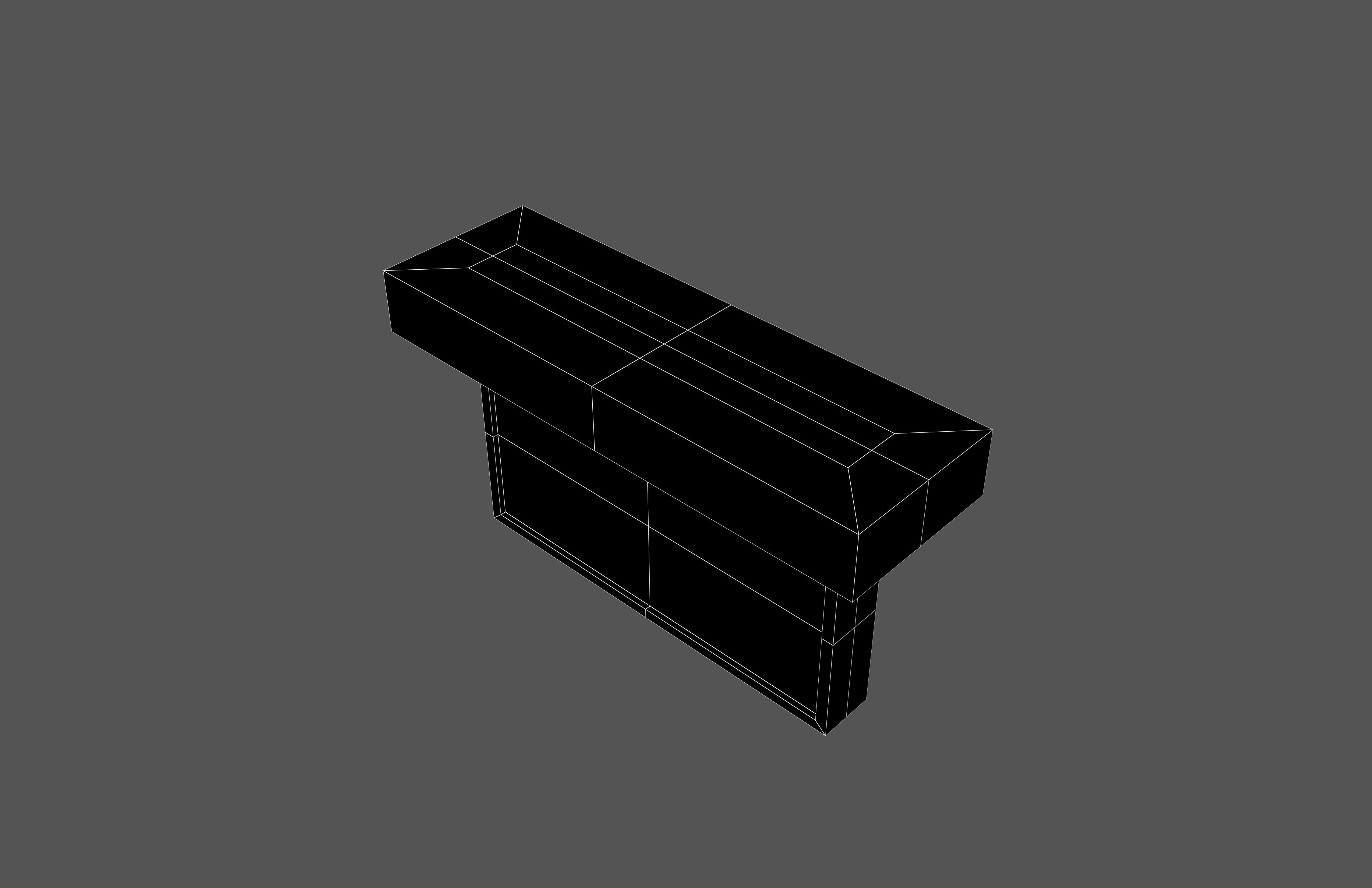 Exit Sign v1 014 Low-poly 3D model_4