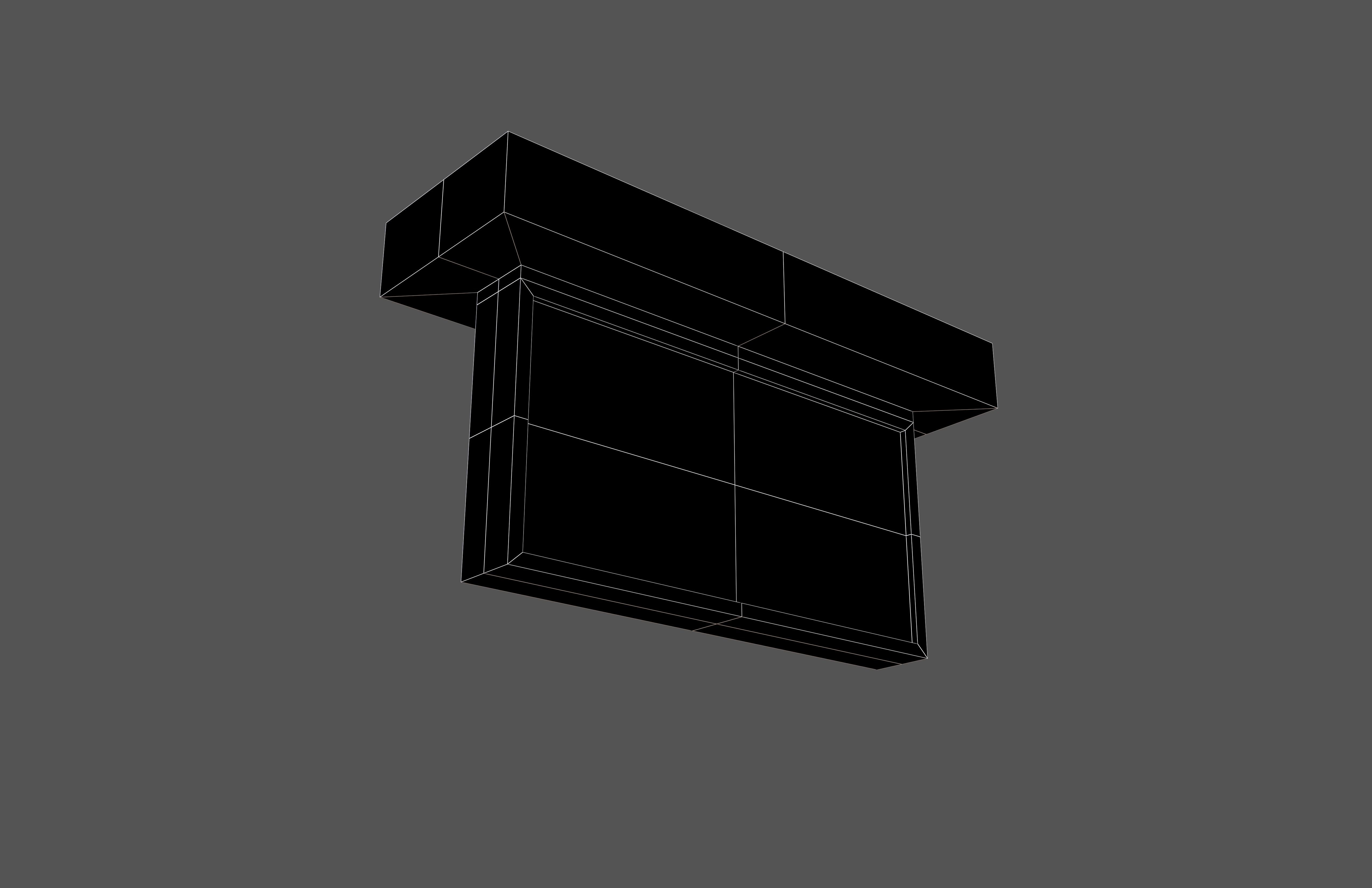 Exit Sign v1 015 Low-poly 3D model_7