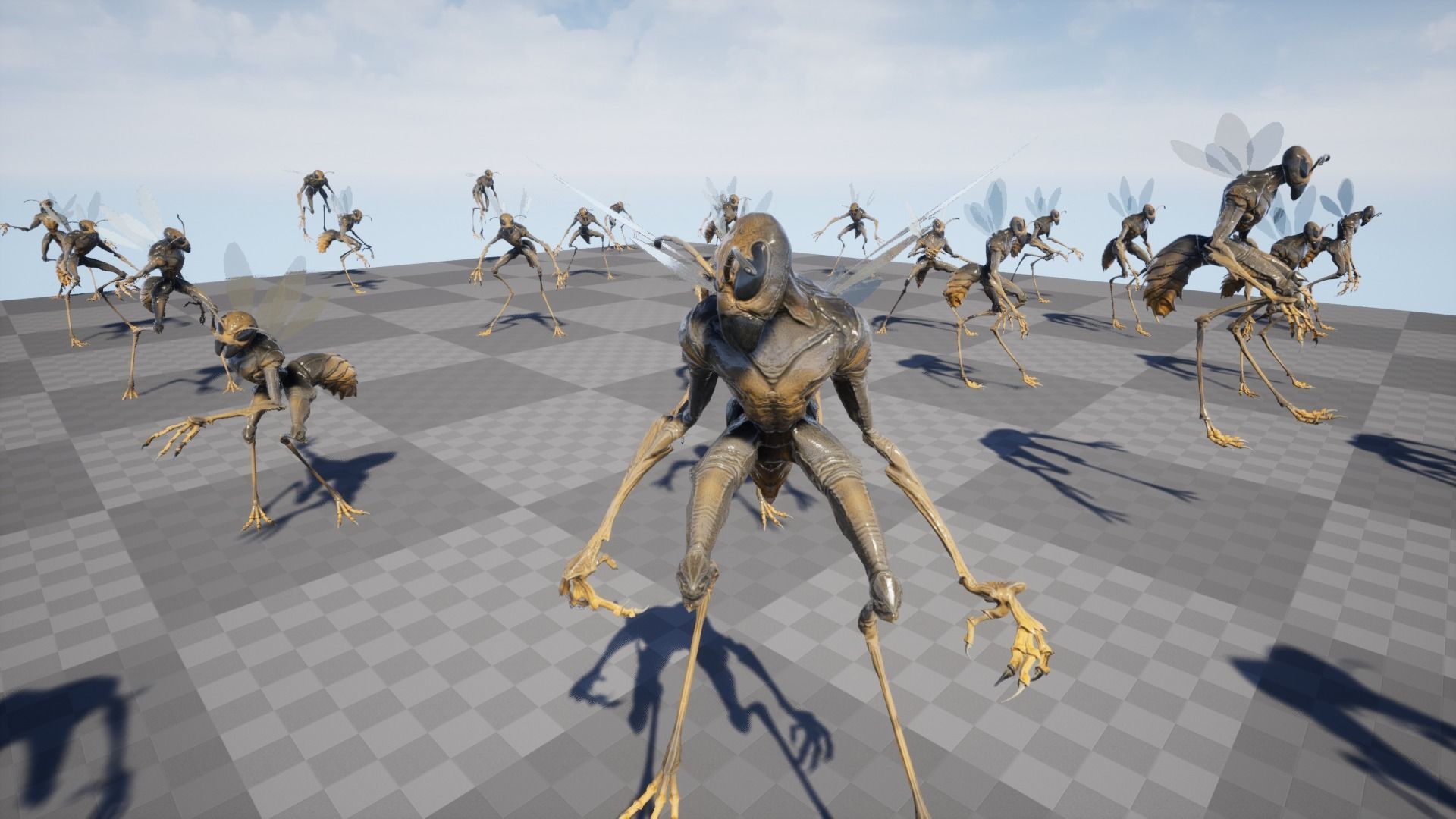 Insect Creature Low-poly 3D model_17